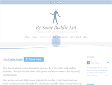 Tablet Screenshot of besomeboddie.com